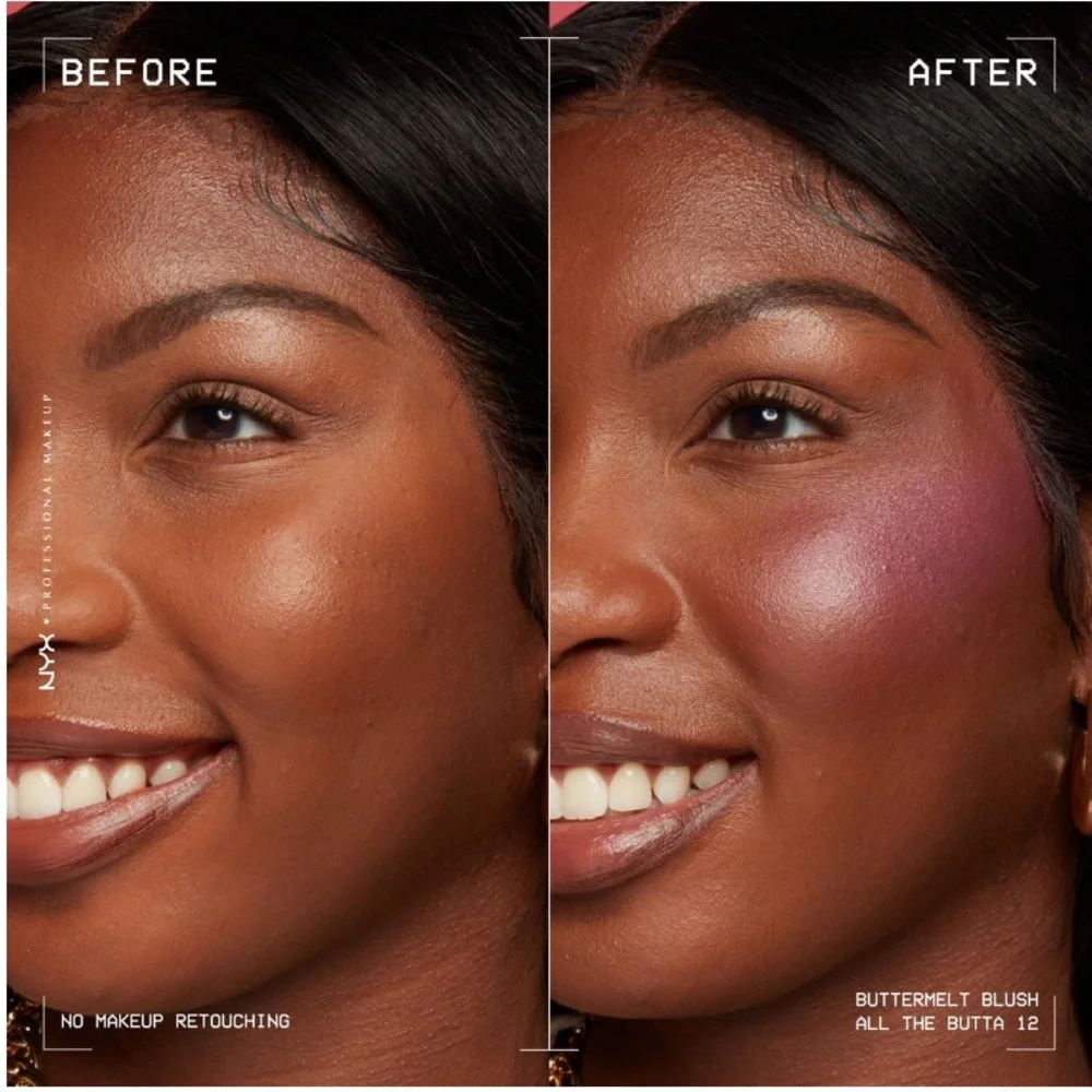NYX Buttermelt Pressed Powder Blush “All The Butta”